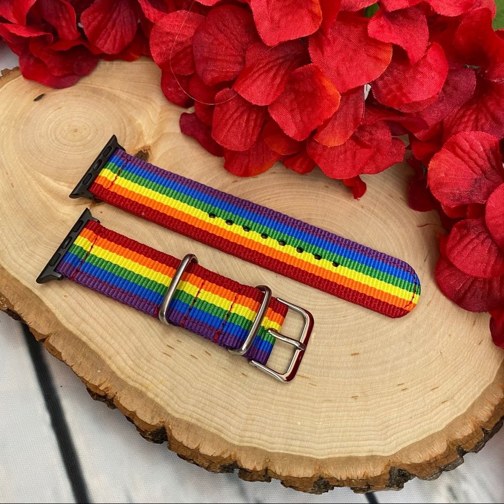 đRainbow Nylon Watchband for Apple Watch - Picture 8 of 15